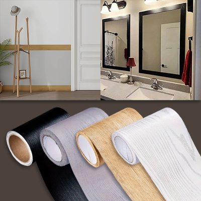 Decorațiune autocolantă cu aspect de lemn (5 m) | DECORIM