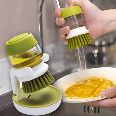 Perie cu dozator și suport | BRUSKICA