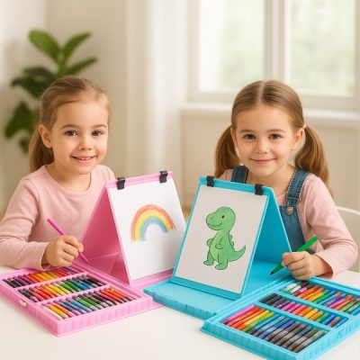 Set artistic cu 208 piese, prevăzut cu șevalet rabatabil | ARTIMASTER