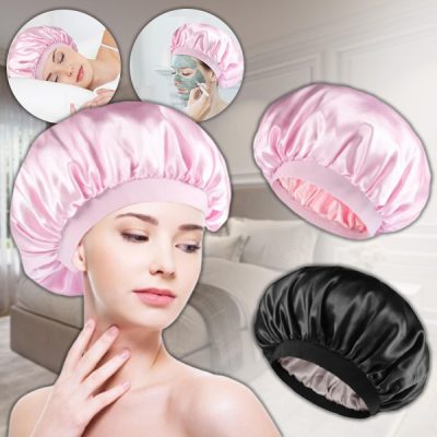 Căciulă de păr din satin de lux | SILKCROWN