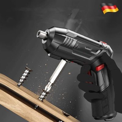 Set de șurubelniță electrică din 46 de piese cu valiză și baterie | PRODRILLEX