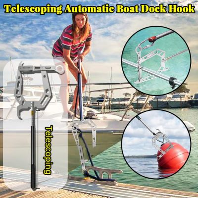 Cârlig telescopic metalic pentru barcă | FASTDOCK